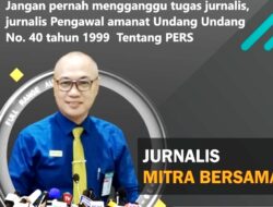 Bidang Pembelaan Hukum Jaringan Jurnalis Independen (JJI) M.Yusuf.SE.,SH.,MH.,C.MJ.,C.PW.,C.LSc : Pekerjaan Jurnalis Jangan di Ganggu