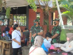 Agar Target Cepat Tercapai, Kodim 0808/Blitar Terus Gelar Serbuan Vaksinasi Booster
