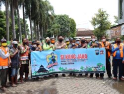 Ratusan Tukang Ojek Wisata Jadi Prioritas Vaksinasi Polres Demak