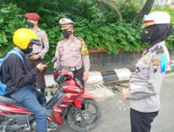 Satlantas Polrestabes Semarang menggelar Ops Keselamatan Lalulintas Candi 2022 di Simpang Lima
