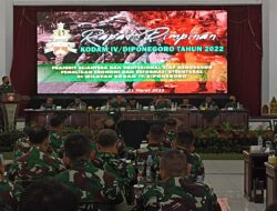 Danrem 074/Warastratama Hadiri Rapim Kodam IV/Diponegoro