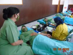 Peringati HUT-76 Persit Kartika Candra Kirana Gelar Donor Darah