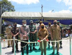 Dandim 0808/Blitar Dampingi Bupati Blitar Buka Bazar Ramadhan