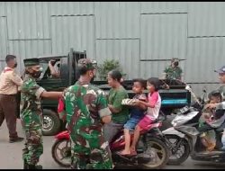 Jelang Berbuka Puasa Koramil 05/Balaraja Kodim 0510/Tigaraksa Bagikan Ta’jil