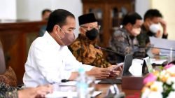 Presiden Joko Widodo dalam keterangannya di Istana Kepresidenan Bogor pada Selasa 17 Mei 2022