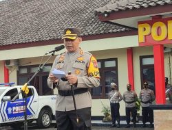 Kapolres Blora AKBP Aan Hardiansyah Pimpin Gelar Pasukan Operasi Patuh Candi 2022