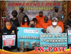 Jadi Kurir Shabu Pasangan Kekasih Diamankan Satresnarkoba Polresta Denpasar