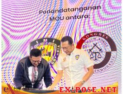 Penandatangan MOU IMI Dengan Kongres Advokat Indonesia