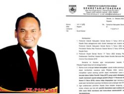 Panitia Pilkades Sriwulan Tebang Pilih Laksanakan Surat Edaran Sekda Demak Nomor 141.1/1689