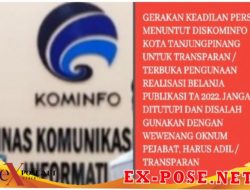 “Viral.!” Anggaran Publikasi di Diskominfo Tanjungpinang Diduga Dinikmati Segelintir Media