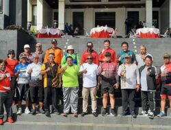Anggota Korem 174/ATW Ikuti Jalan Santai Dan Sepeda Santai, Meriahkan HUT Korpri Ke-51