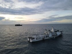 Bakamla RI Tertibkan Kapal Bahama Drifting di Perairan Kepri