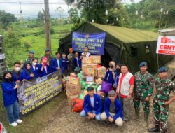 BEM Dewantara, MBKM Kemanusiaan dan UKM LDK Kaffah Salurkan Donasi untuk Korban Gempa di Cianjur