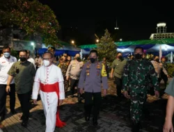 Panglima TNI Tinjau Pengamanan dan Misa Natal 2022