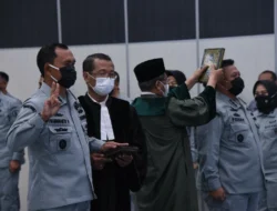 Direktur Kerja Sama dan Direktur Datin Bakamla RI Sertijab