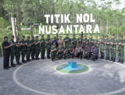 Panglima TNI Tinjau IKN Di Titik Nol Nusantara