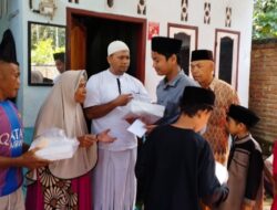 Santuni Puluhan Anak Yatim, Taufik Ingin Bangun SDM Merata di Desa Anggaraksa