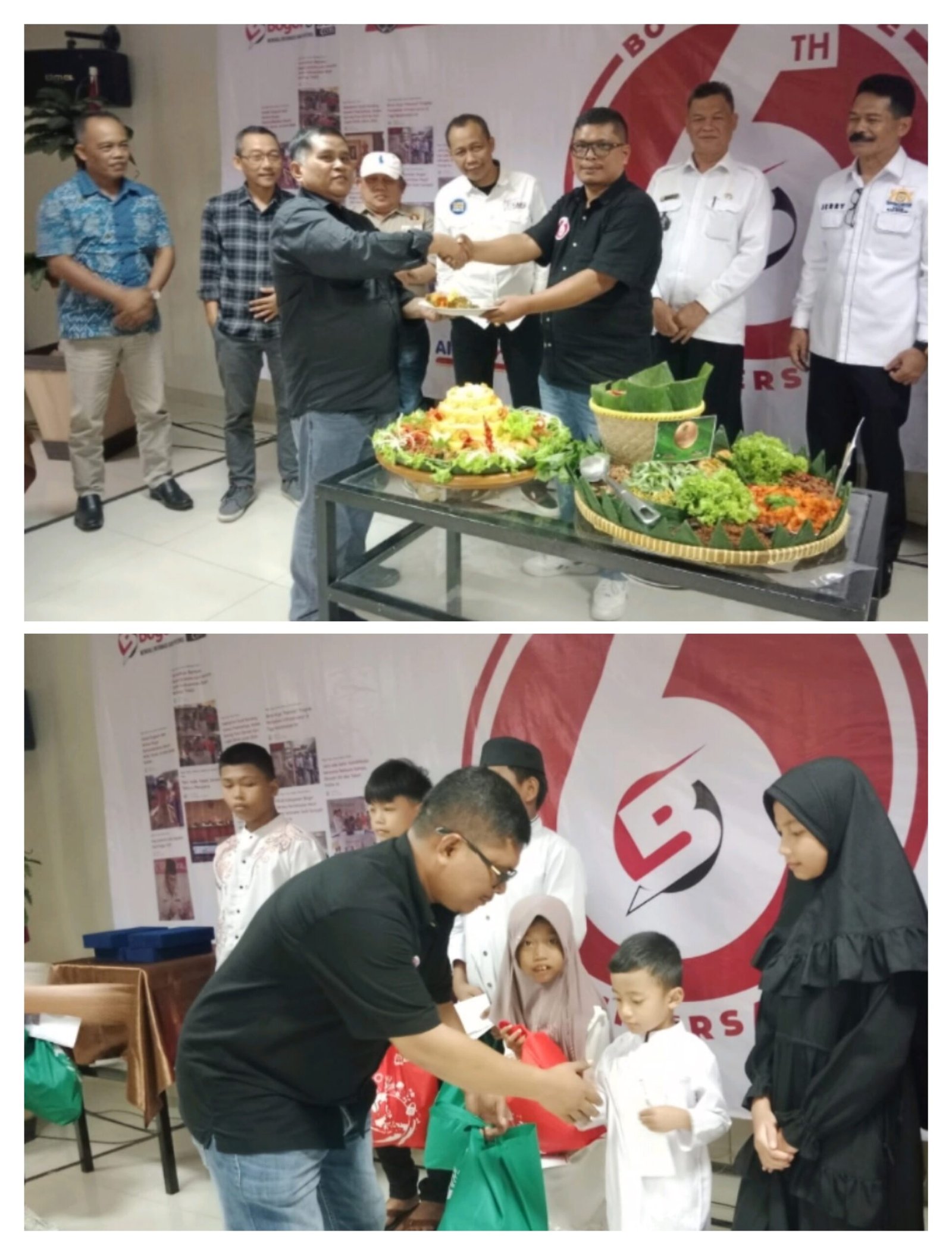 Momentum Ultah ke 6 BogorUpdatecom Gelar Syukuran dan Santuni Puluhan Anak Yatim