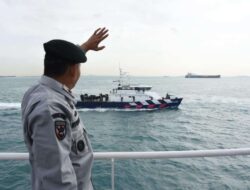 KN Pulau Nipah-321 Tinggalkan Changi Naval Base Singapura