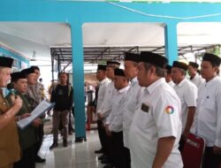 Kades Curug Melantik 60 Ketua RT dan 7 Ketua RW Yang Telah Terpilih Untuk Masa Bakti 2023 – 2028