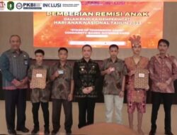 Warnai Hari Anak Nasional, Lapas Khusus Gunung Sindur Hadiri Acara Pemberian Remisi Anak