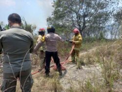 Api Bakar Lahan Kosong di Sentul Bogor