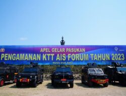 Apel Gelar Pasukan PAM KTT AIS Forum di Bali
